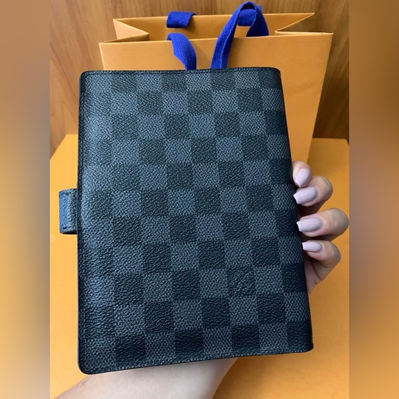 🇨🇦 Sold ❌❌❌ 📒🌷LV Agenda MM in Graphite✅ - Picture 4 of 12